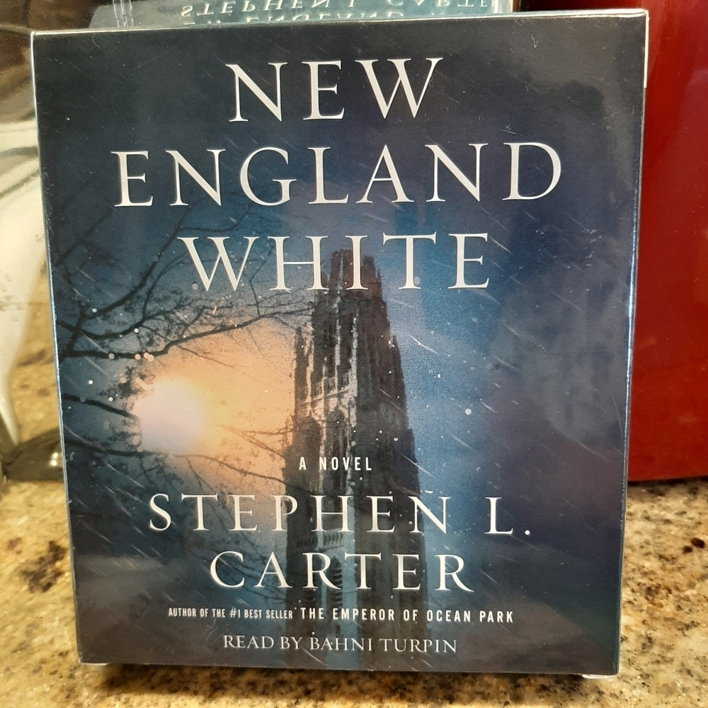 NIB "NEW ENGLAND WHITE" AUDIO BOOK BY STEPHEN L. CARTER